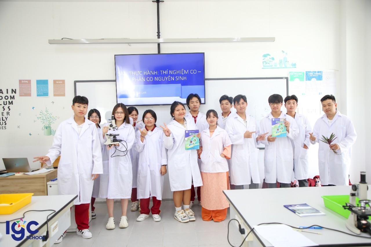 MANG THẾ GIỚI VÀO PHÒNG HỌC: CÙNG KHÁM PHÁ KHOA HỌC TRONG GIỜ SINH HỌC ĐẦY HỨNG THÚ TẠI PHÒNG THÍ NGHIỆM IGC TÂY NINH