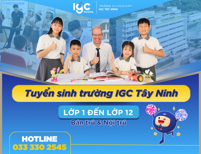 Tuyển Sinh Trường IGC Tây Ninh Năm Học 2025 – Cơ Hội Cho Học Sinh Toàn Diện