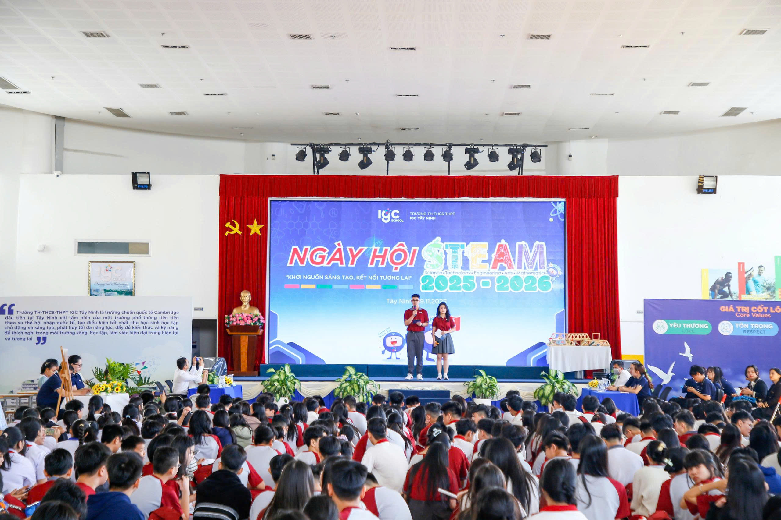NGÀY HỘI STEAM NĂM HỌC 2025 – 2026: HÀNH TRÌNH KHÁM PHÁ – TRẢI NGHIỆM – SÁNG TẠO