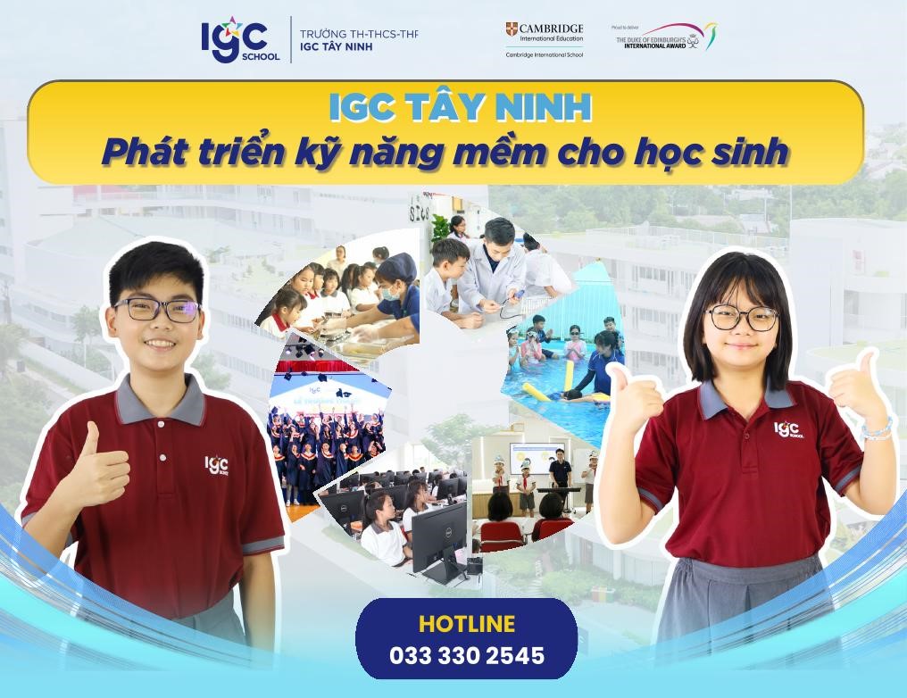Phát triển kỹ năng mềm cho học sinh: Chìa khóa thành công tại IGC