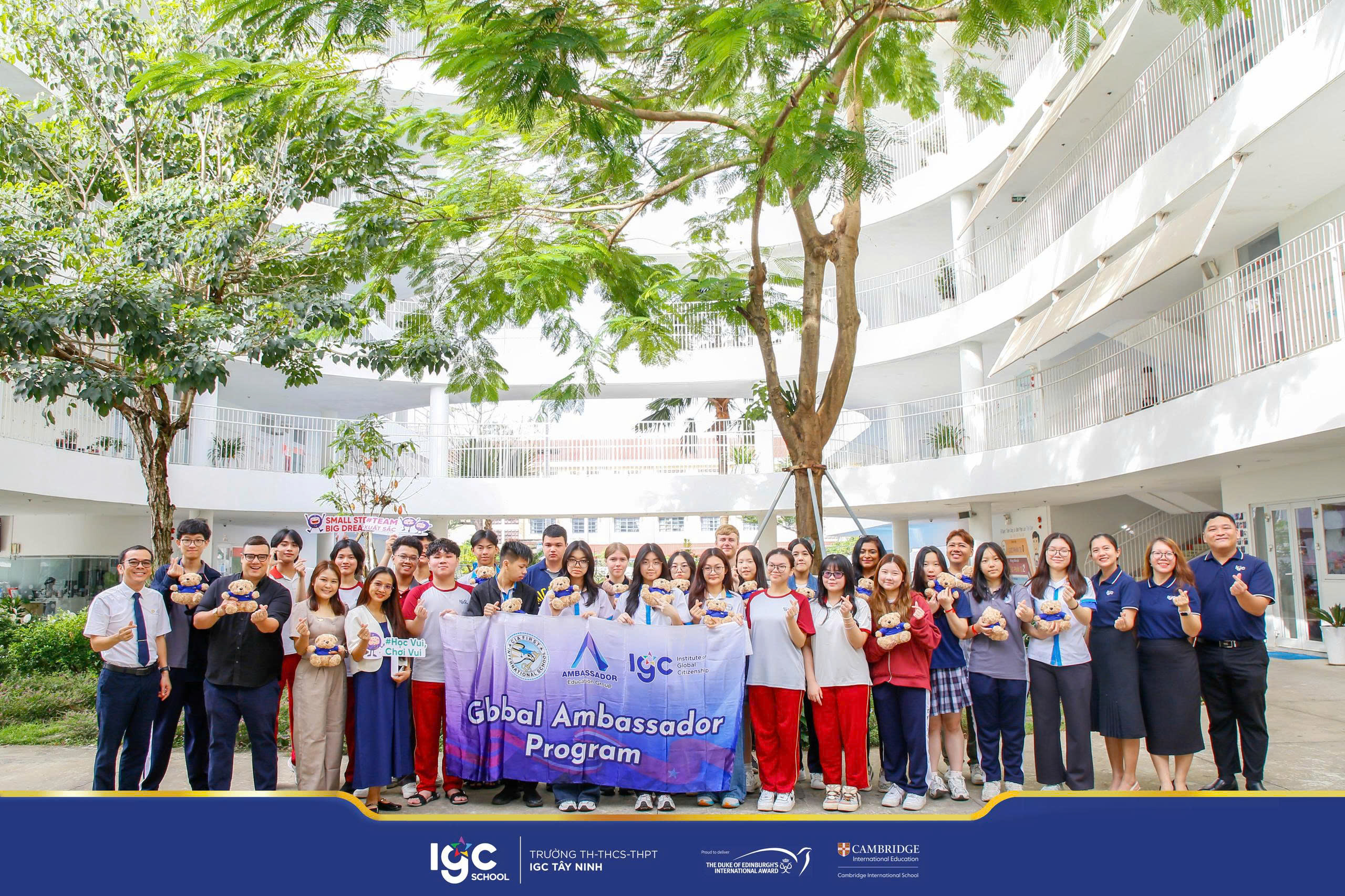IGC TÂY NINH CHÀO ĐÓN ĐOÀN TRƯỜNG QUỐC TẾ CIA FIRST TRONG CHƯƠNG TRÌNH GLOBAL AMBASSADOR