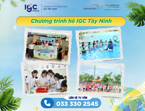 Chương trình hè IGC Tây Ninh: Vui học trải nghiệm & Rèn luyện kỹ năng