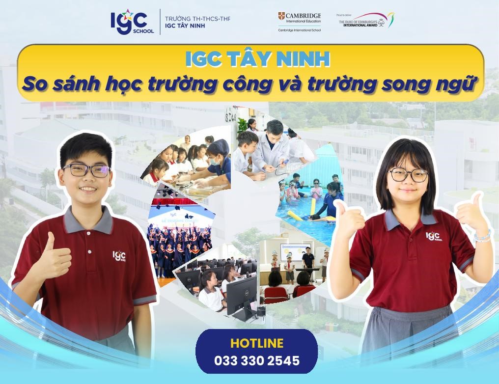 So sánh học trường công và trường song ngữ: Phân tích 5 yếu tố cốt lõi