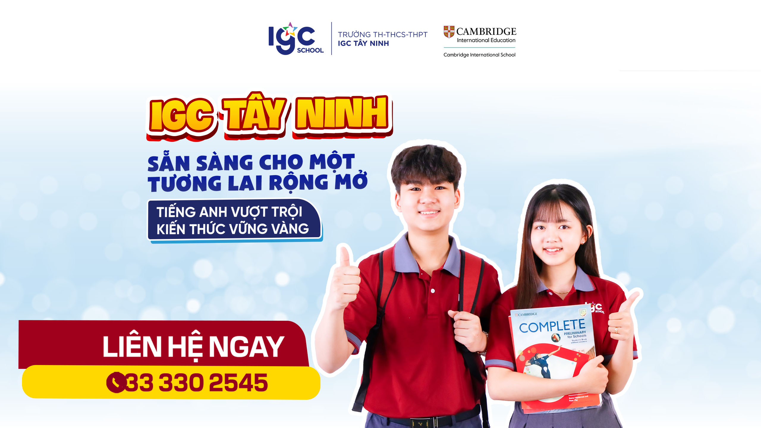 IGC TÂY NINH - SẴN SÀNG CHO MỘT TƯƠNG LAI RỘNG MỞ