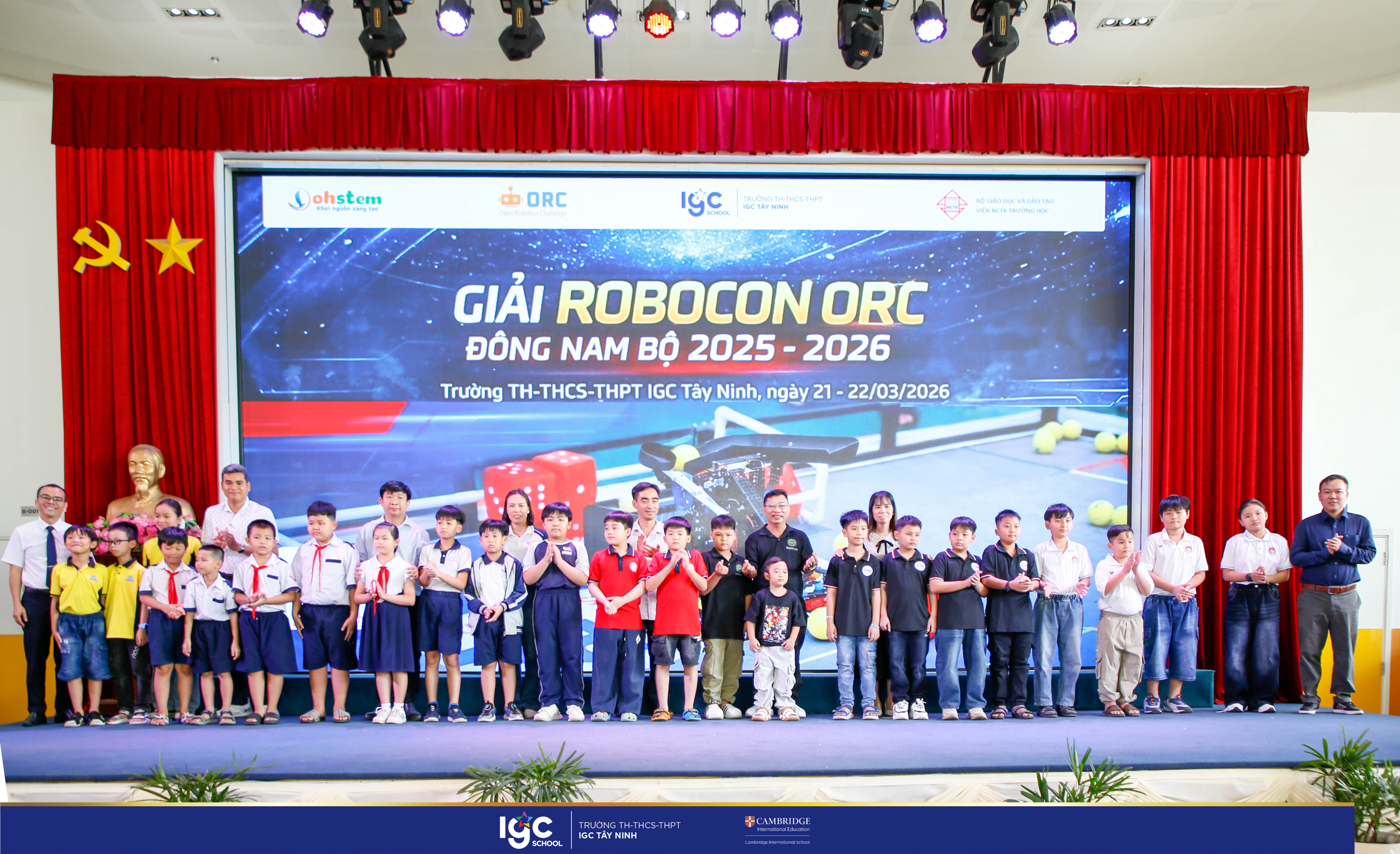 BÙNG NỔ GIẢI ĐẤU ROBOCON ORC ĐÔNG NAM BỘ 2025- 2026 TẠI IGC TÂY NINH