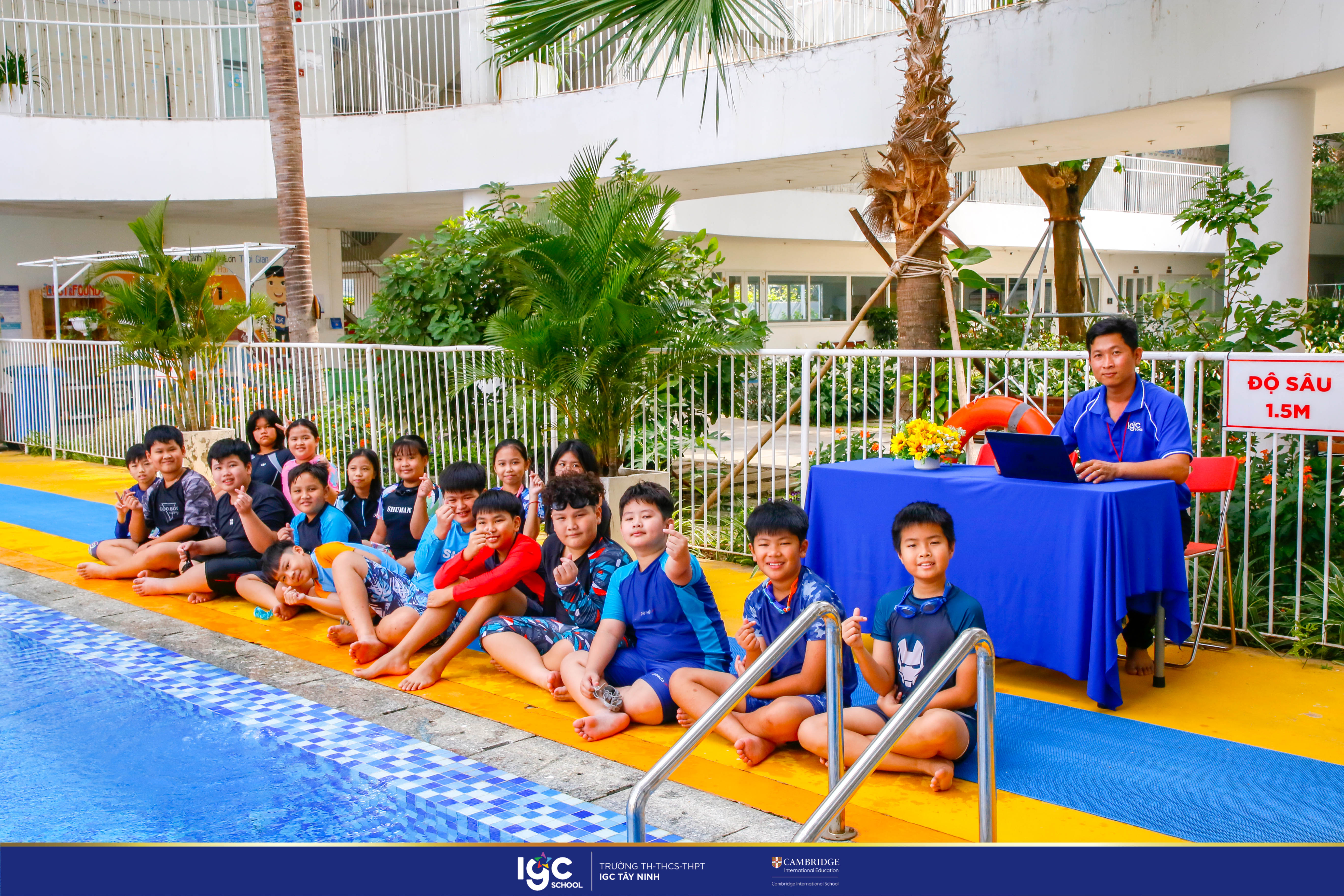 KHẢO SÁT NĂNG LỰC BƠI – HÀNH TRÌNH RÈN LUYỆN KỸ NĂNG SỐNG QUAN TRỌNG TẠI IGC TÂY NINH