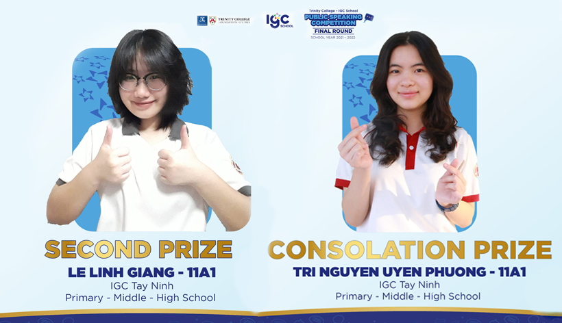 Giải thưởng Trinity College – IGC School Public Speaking Competition 2021-2022