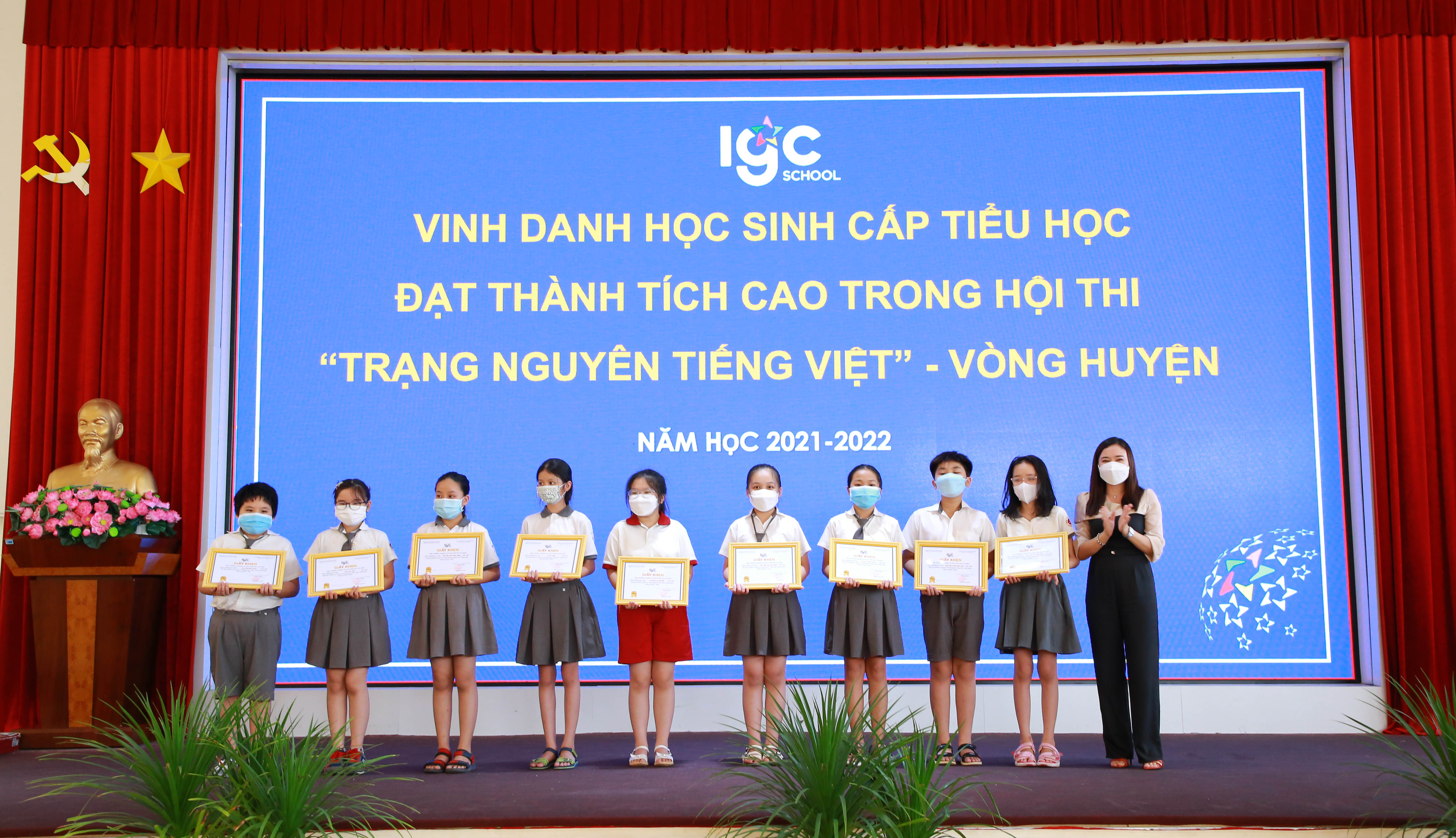 Học sinh Khối Tiểu học đạt thành tích cao trong cuộc thi Trạng Nguyên Tiếng Việt - Vòng Huyện