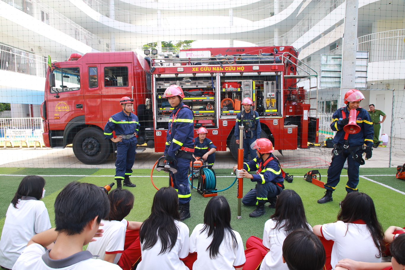 Học sinh IGC Tây Ninh – trải nghiệm “Một ngày làm lính cứu hỏa” năm học 2022-2023