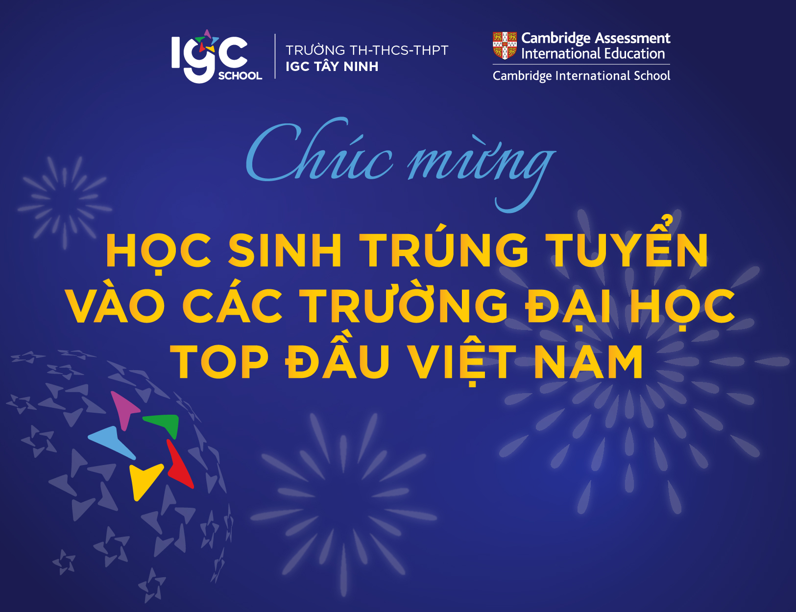 2K5 IGC School Tây Ninh chạm tay chiếc vé thông hành vào các trường đại học hàng đầu Việt Nam