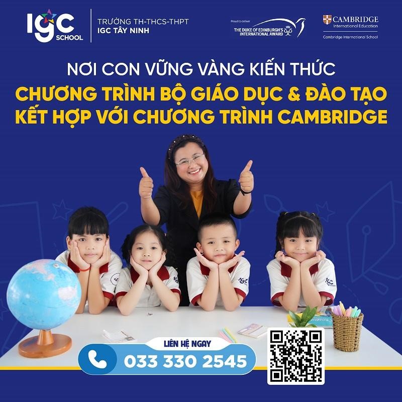 Xây dựng nền tảng tri thức vững chắc – Chương trình tiểu học liên cấp Tây Ninh Xây dựng nền tảng tri thức vững chắc – Chương trình tiểu học liên cấp Tây Ninh
