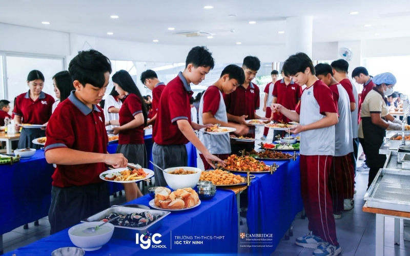 Đánh giá trường IGC Tây Ninh có tốt không về dinh dưỡng